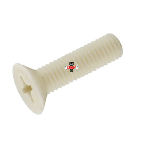 สกรูหัวเตเปอร์ พลาสติก P.V.C (JF+)